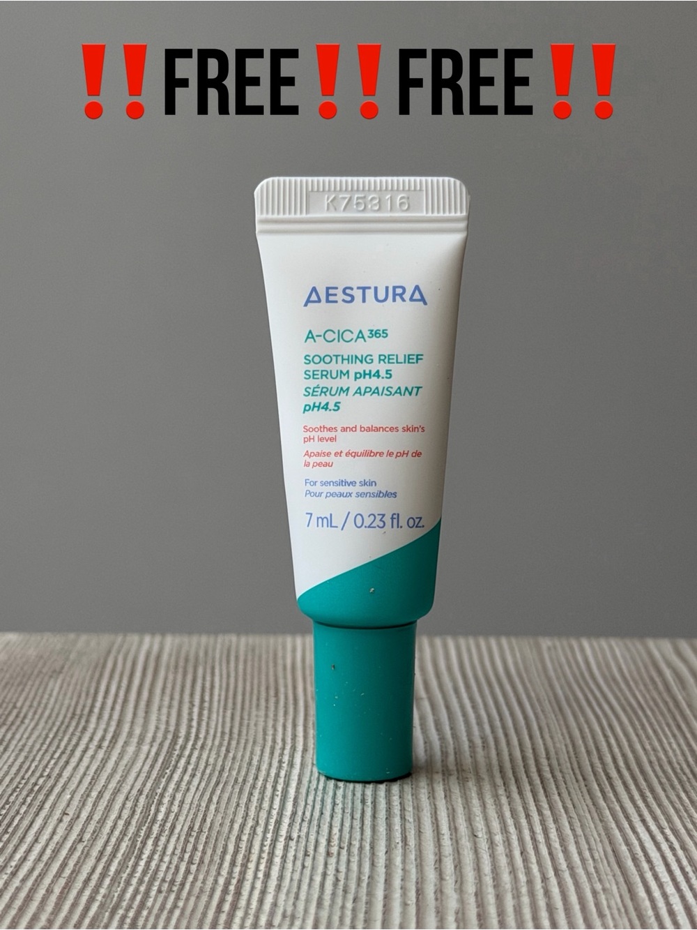 ‼️FREE‼️NEW‼️Aestura A-CICA soothing relief serum